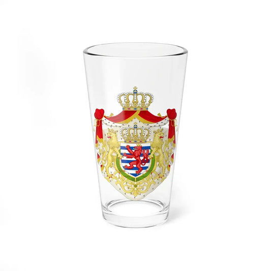 Greater coat of arms of the grand-duchy of Luxembourg 2 - Pint Glass 16oz 16oz - Go Mug Yourself
