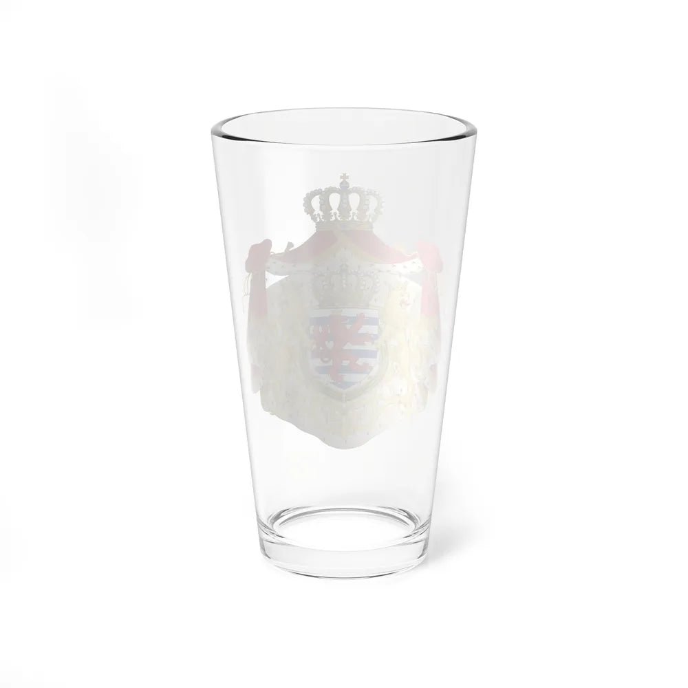 Greater coat of arms of the grand-duchy of Luxembourg 2 - Pint Glass 16oz-Go Mug Yourself