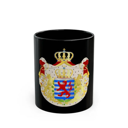 Greater coat of arms of the grand-duchy of Luxembourg - Black Coffee Mug 11oz - Go Mug Yourself