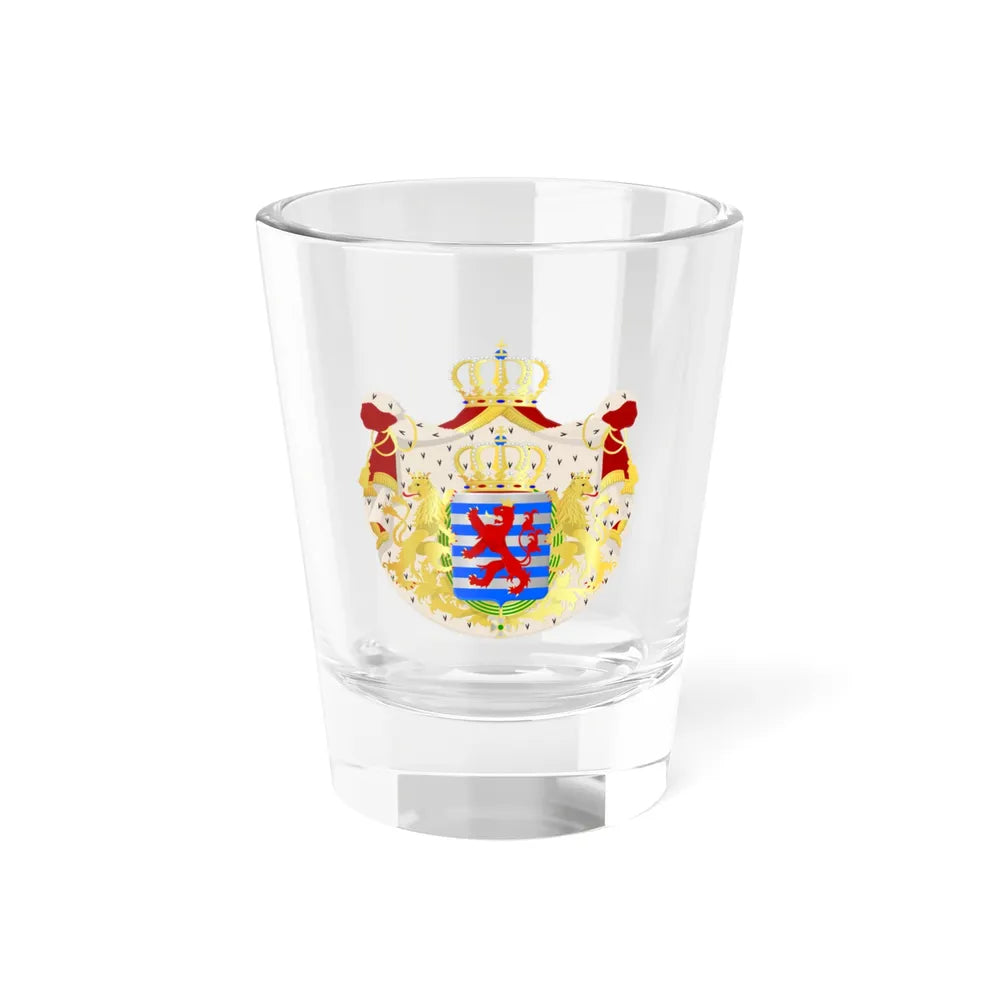 Greater coat of arms of the grand-duchy of Luxembourg - Shot Glass 1.5oz 1.5oz - Go Mug Yourself