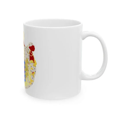 Greater coat of arms of the grand-duchy of Luxembourg - White Coffee Mug - Go Mug Yourself