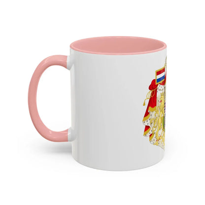 Greater coat of arms of the Grand Duke of Luxembourg (2000) - Accent Coffee Mug - Go Mug Yourself