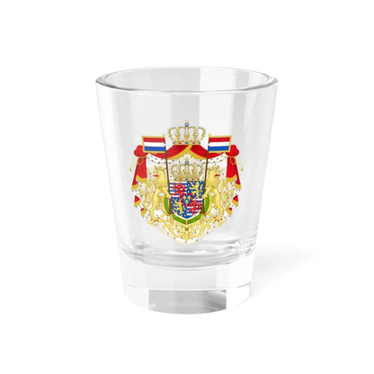 Greater coat of arms of the Grand Duke of Luxembourg 2000 (Luxembourg) (Coat of Arms) Shot Glass 1.5oz 1.5oz - Go Mug Yourself