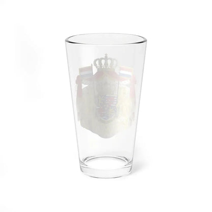 Greater coat of arms of the Grand Duke of Luxembourg (2000) - Pint Glass 16oz - Go Mug Yourself