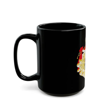 Greater coat of arms of the Hereditary Grand Duke of Luxembourg (2000) - Black Coffee Mug - Go Mug Yourself
