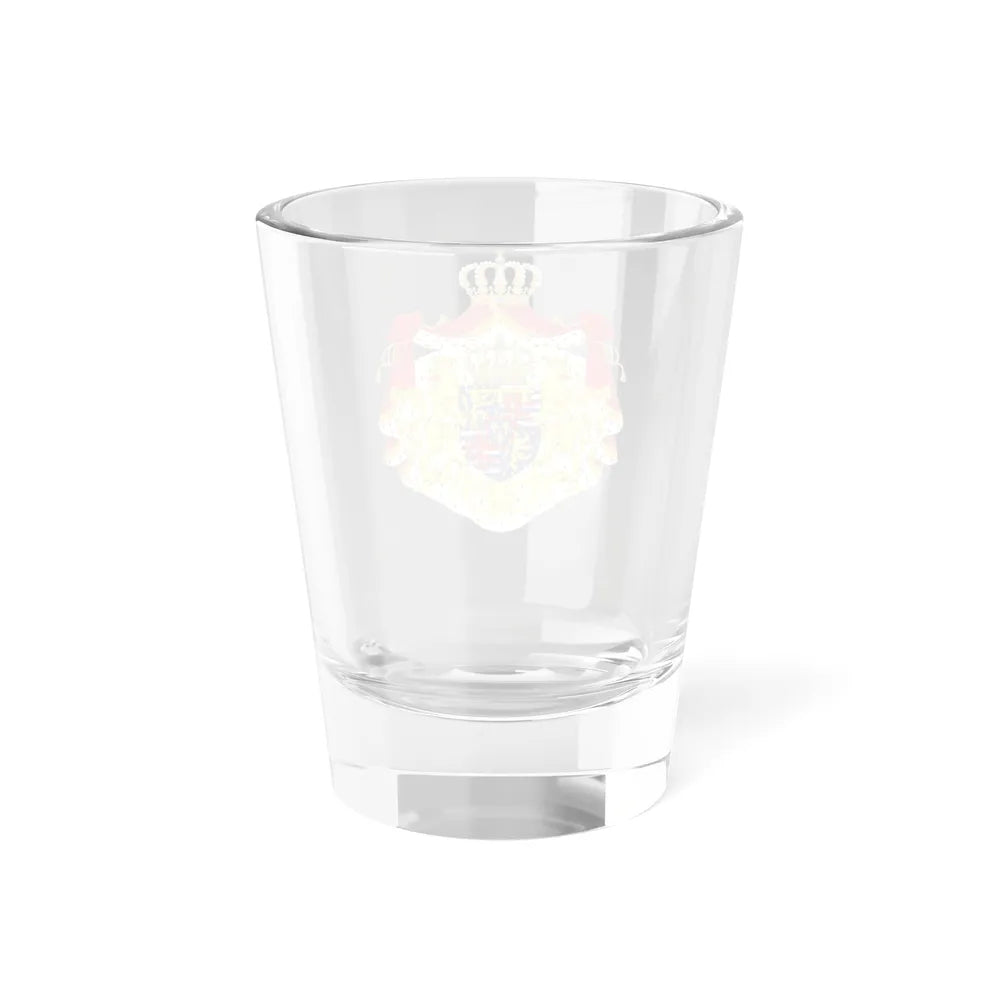 Greater coat of arms of the Hereditary Grand Duke of Luxembourg (2000) - Shot Glass 1.5oz - Go Mug Yourself