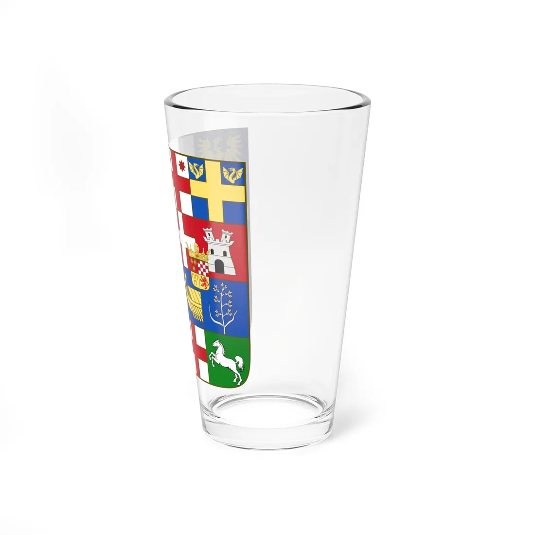 Greater coat of arms of the Republic of Venice 1680 (Italy) (Coat of Arms) Pint Glass 16oz - Go Mug Yourself