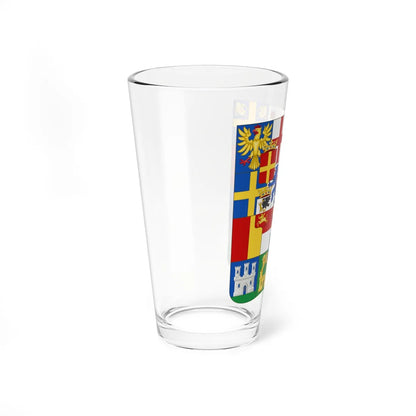 Greater Coat of Arms of the Republic of Venice 1706 escutcheon (Italy) (Coat of Arms) Pint Glass 16oz - Go Mug Yourself