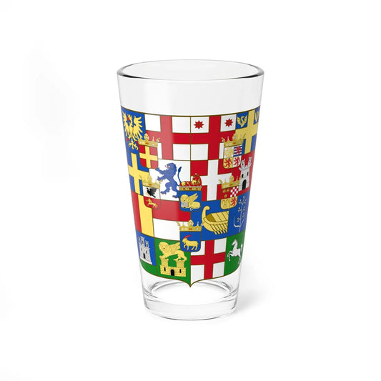 Greater Coat of Arms of the Republic of Venice 1706 (Italy) (Coat of Arms) Pint Glass 16oz 16oz - Go Mug Yourself