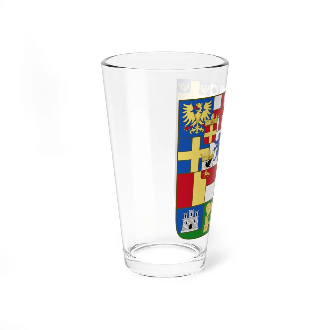 Greater Coat of Arms of the Republic of Venice 1706 (Italy) (Coat of Arms) Pint Glass 16oz - Go Mug Yourself
