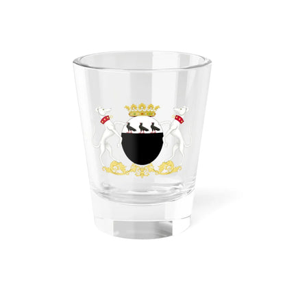 Greater Coat of arms Woluwe-Saint-Pierre (Belgium) (Coat of Arms) Shot Glass 1.5oz 1.5oz - Go Mug Yourself