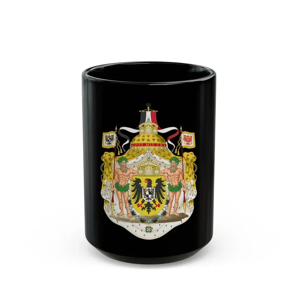 Greater imperial coat of arms of Germany - Black Coffee Mug 15oz - Go Mug Yourself