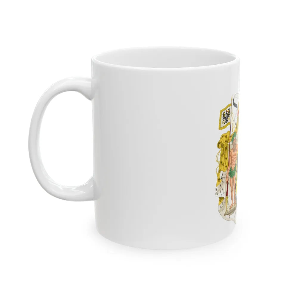 Greater imperial coat of arms of Germany - White Coffee Mug-Go Mug Yourself