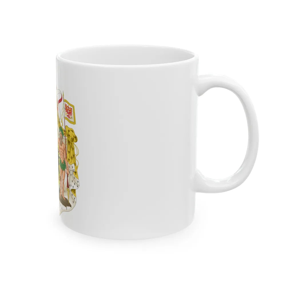 Greater imperial coat of arms of Germany - White Coffee Mug-Go Mug Yourself