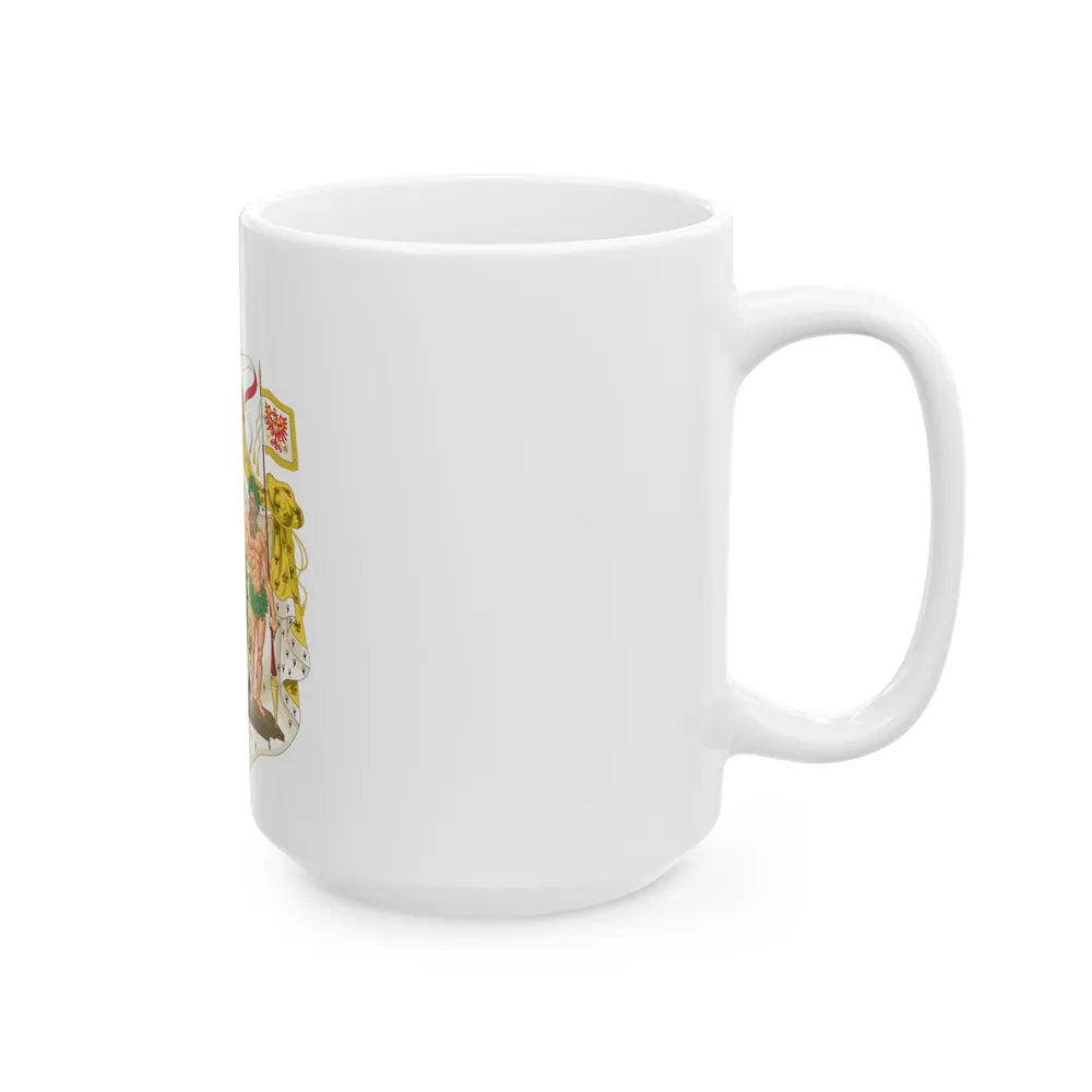 Greater imperial coat of arms of Germany - White Coffee Mug-Go Mug Yourself