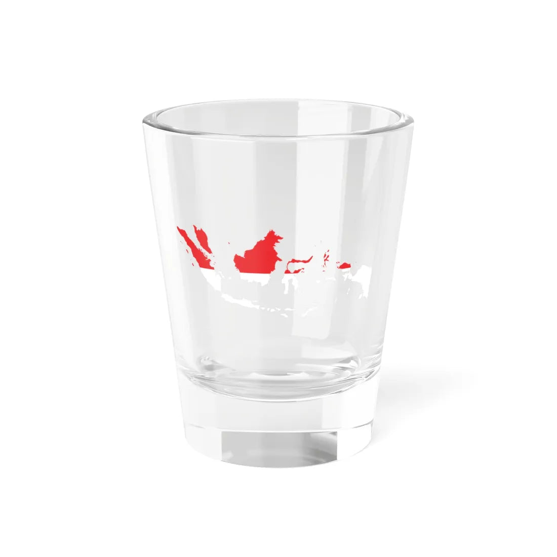 Greater Indonesia flag map (Indonesia) Shot Glass 1.5oz 1.5oz - Go Mug Yourself