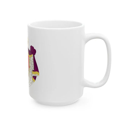 Greater royal coat of arms of Norway - White Coffee Mug-Go Mug Yourself