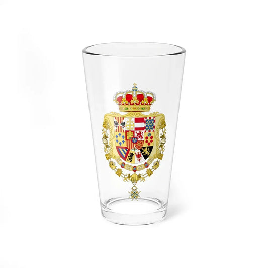 Greater Royal Coat of Arms of Spain (1931) - Pint Glass 16oz 16oz - Go Mug Yourself