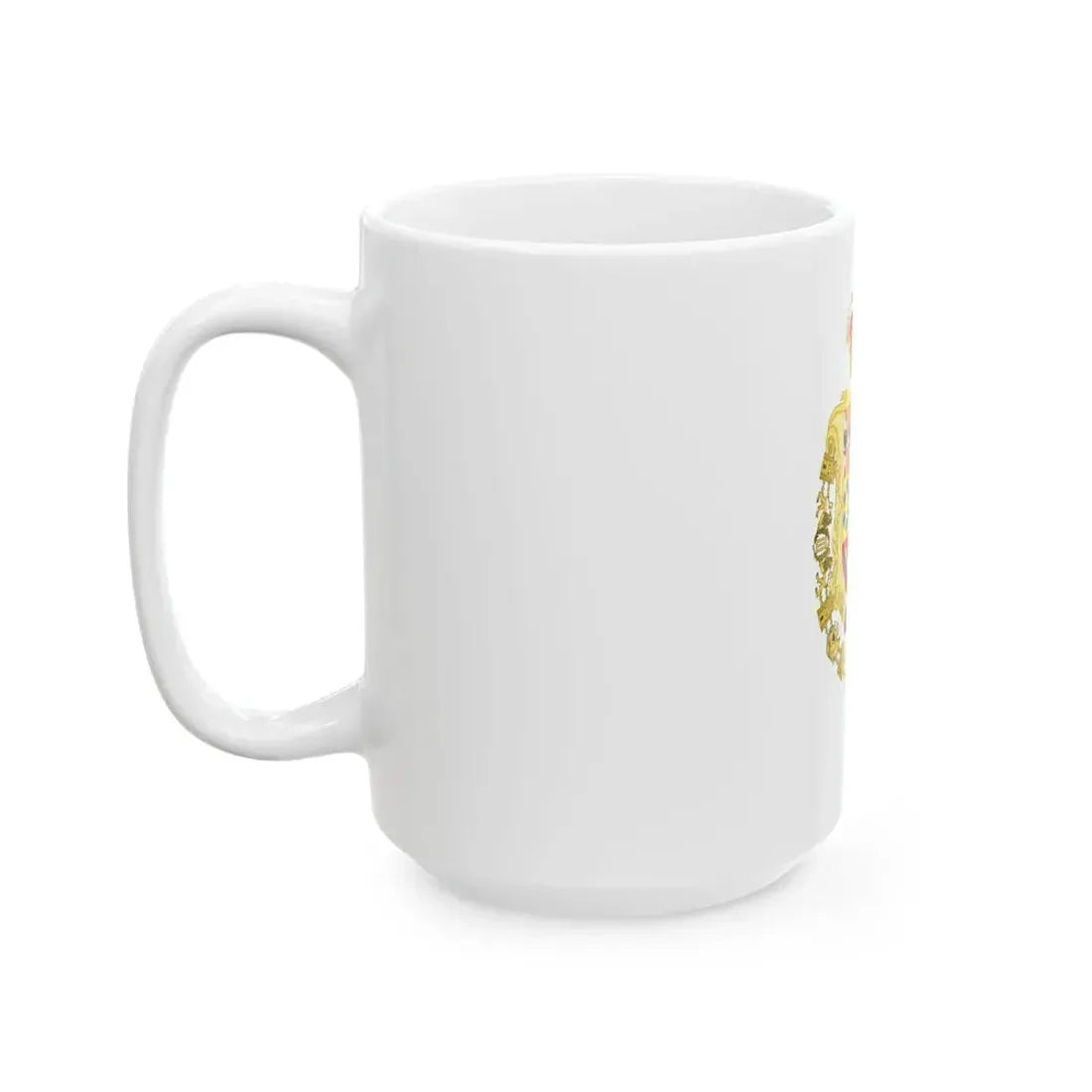 Greater Royal Coat of Arms of Spain (1931) - White Coffee Mug - Go Mug Yourself