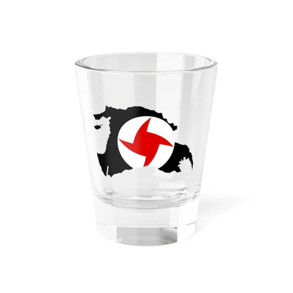 Greater Syria with Syrian Social Nationalist Party Flag (Syria) Shot Glass 1.5oz 1.5oz - Go Mug Yourself