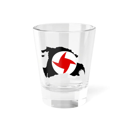 Greater Syria with Syrian Social Nationalist Party Flag (Syria) Shot Glass 1.5oz 1.5oz - Go Mug Yourself