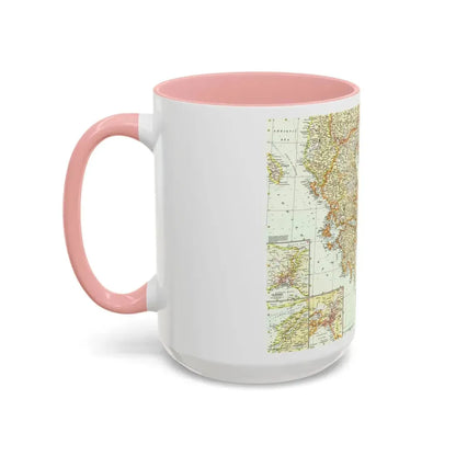 Greece and the Aegean (1958) (Map) Accent Coffee Mug - Go Mug Yourself
