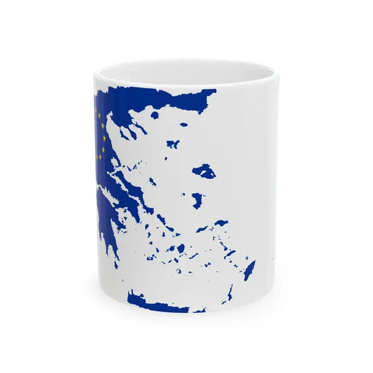 Greece EU (Greece) White Coffee Mug 11oz - Go Mug Yourself