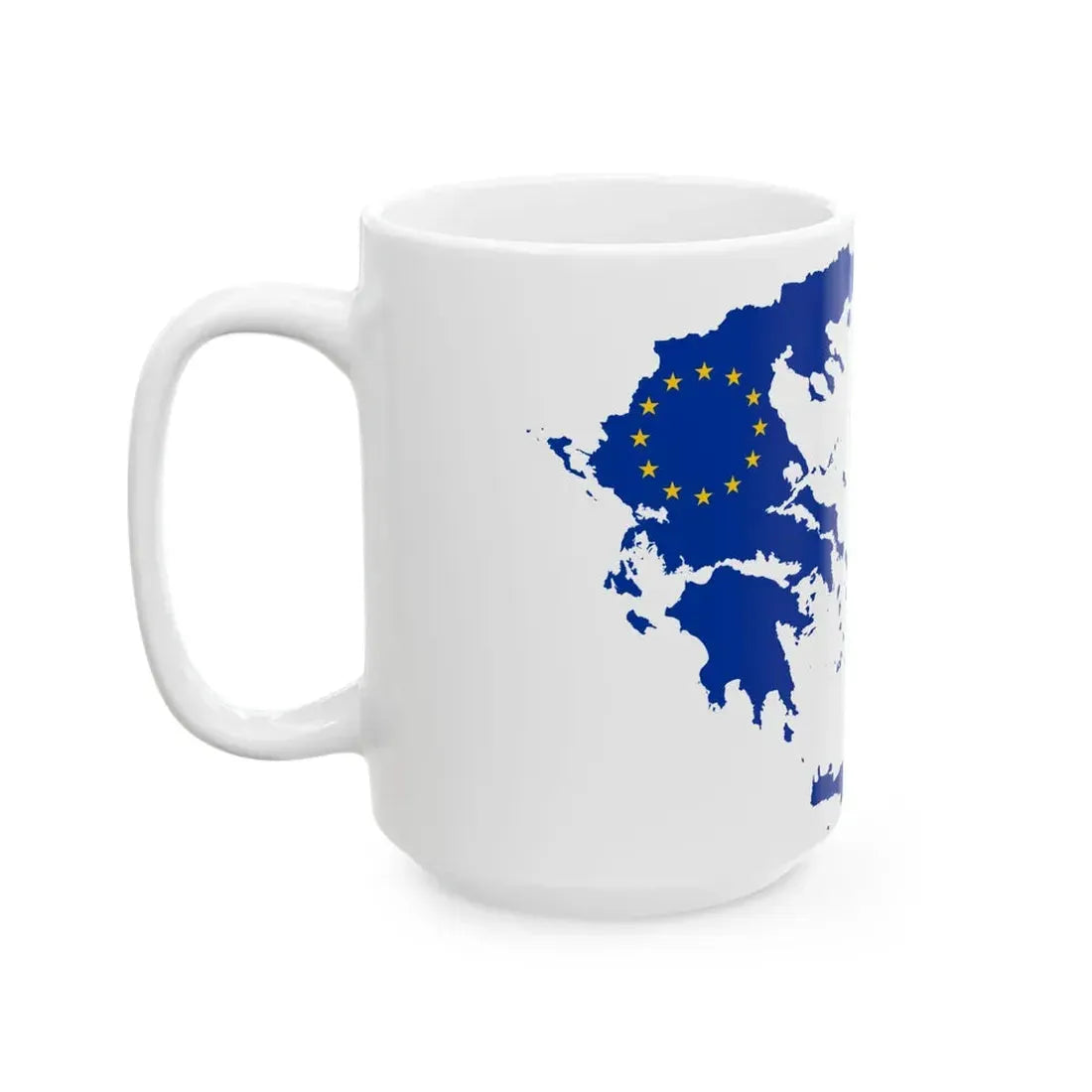 Greece EU (Greece) White Coffee Mug - Go Mug Yourself