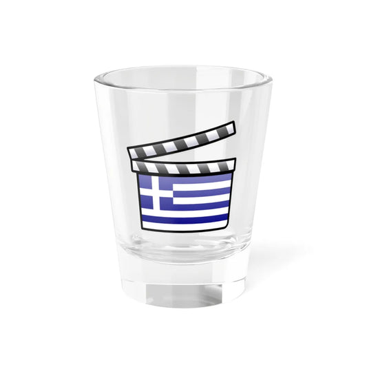 Greece film clapperboard (Greece) Shot Glass 1.5oz 1.5oz - Go Mug Yourself