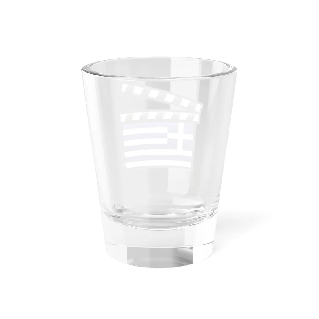 Greece film clapperboard (Greece) Shot Glass 1.5oz - Go Mug Yourself
