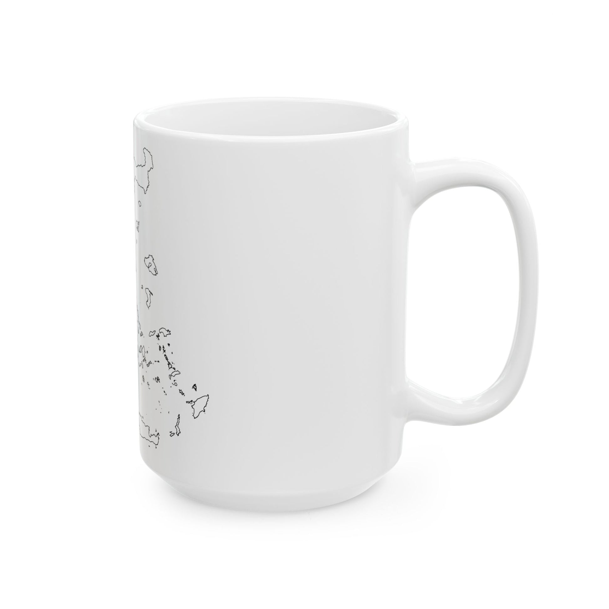 Greece-Flagmap (Greece) White Coffee Mug-Go Mug Yourself
