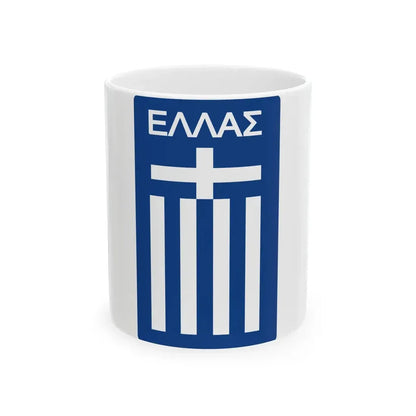Greece National Football Team (Greece) White Coffee Mug 11oz - Go Mug Yourself
