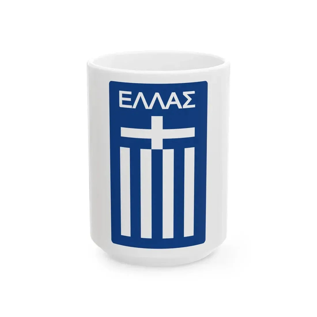Greece National Football Team (Greece) White Coffee Mug 15oz - Go Mug Yourself