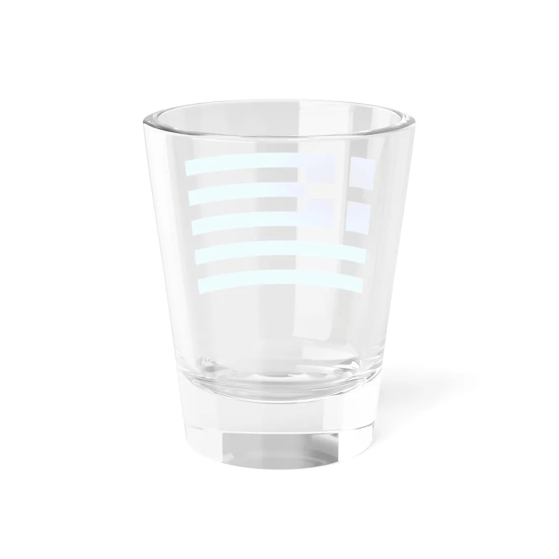 Greek flag variation sky blue v (Greece) Shot Glass 1.5oz - Go Mug Yourself