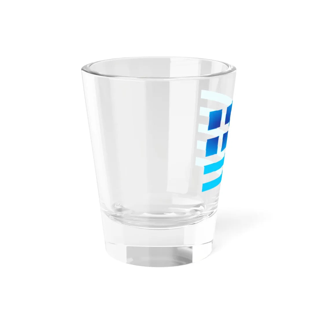 Greek flag variation sky blue v (Greece) Shot Glass 1.5oz - Go Mug Yourself