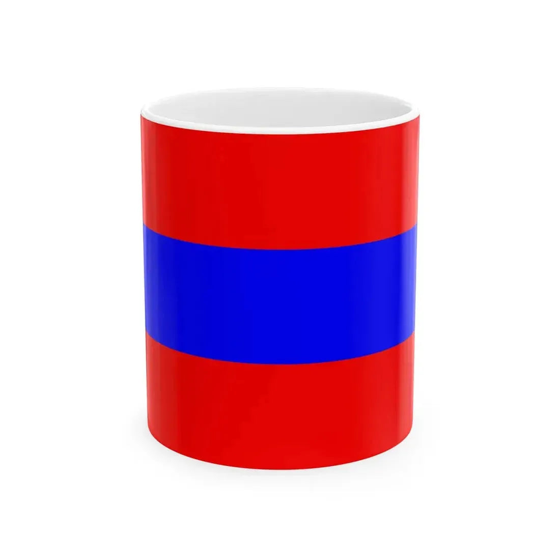 Greek merchant ensign under the Ottoman rule (Greece) White Coffee Mug 11oz - Go Mug Yourself