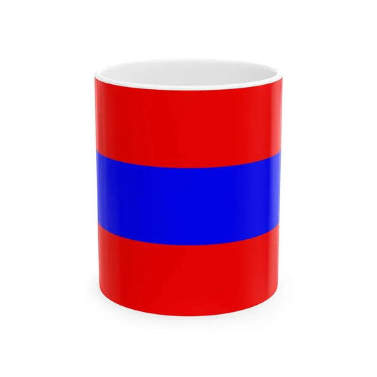 Greek merchant ensign under the Ottoman rule (Greece) White Coffee Mug 11oz - Go Mug Yourself