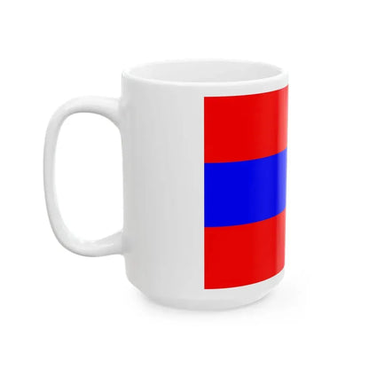Greek merchant ensign under the Ottoman rule (Greece) White Coffee Mug - Go Mug Yourself