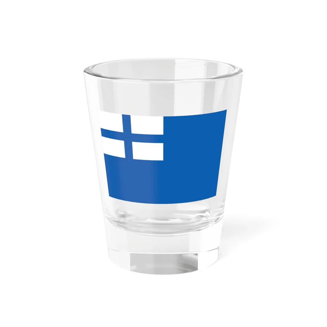Greek merchant navy flag (Greece) Shot Glass 1.5oz 1.5oz - Go Mug Yourself