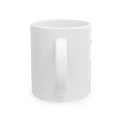 Greek merchant navy flag (Greece) White Coffee Mug - Go Mug Yourself
