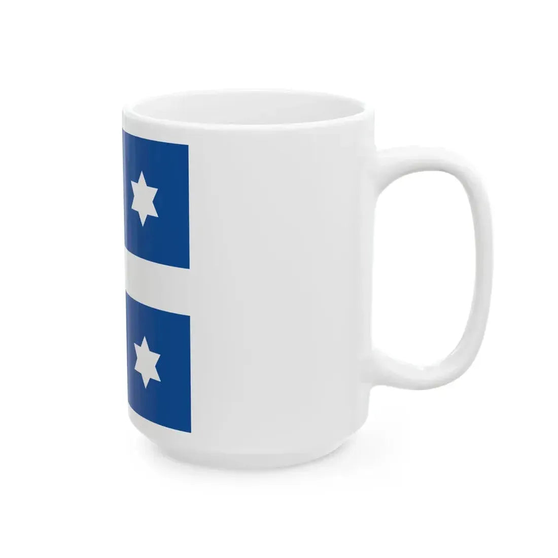 Greek Navy Admiral Flag (Greece) White Coffee Mug - Go Mug Yourself