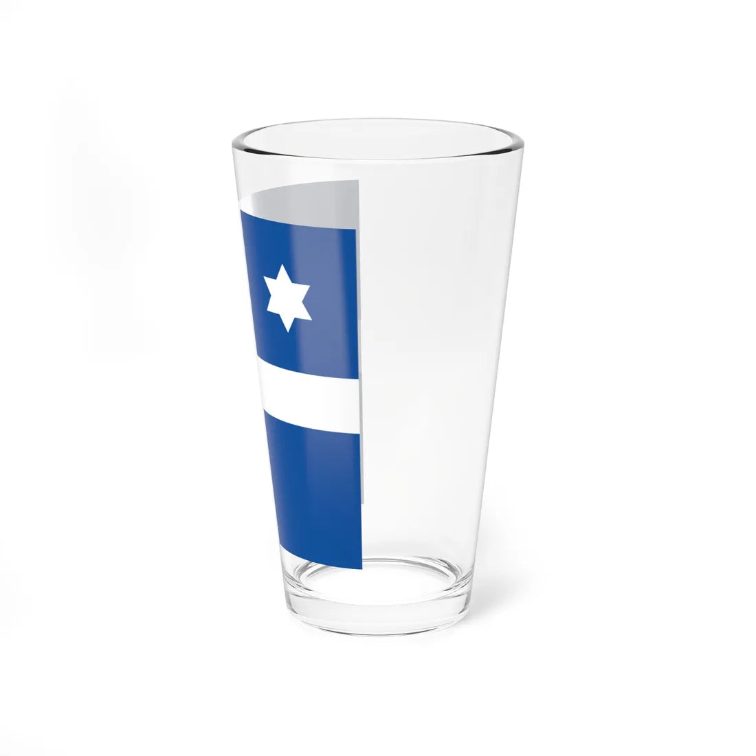 Greek Navy Vice Admiral Flag (Greece) Pint Glass 16oz - Go Mug Yourself