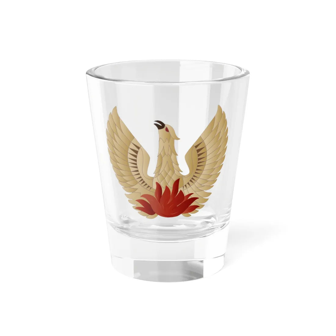 Greek Phoenix (Greece) (Coat of Arms) Shot Glass 1.5oz 1.5oz - Go Mug Yourself