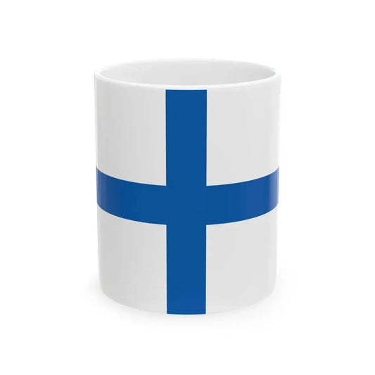 Greek Revolution flag (Greece) White Coffee Mug 11oz - Go Mug Yourself