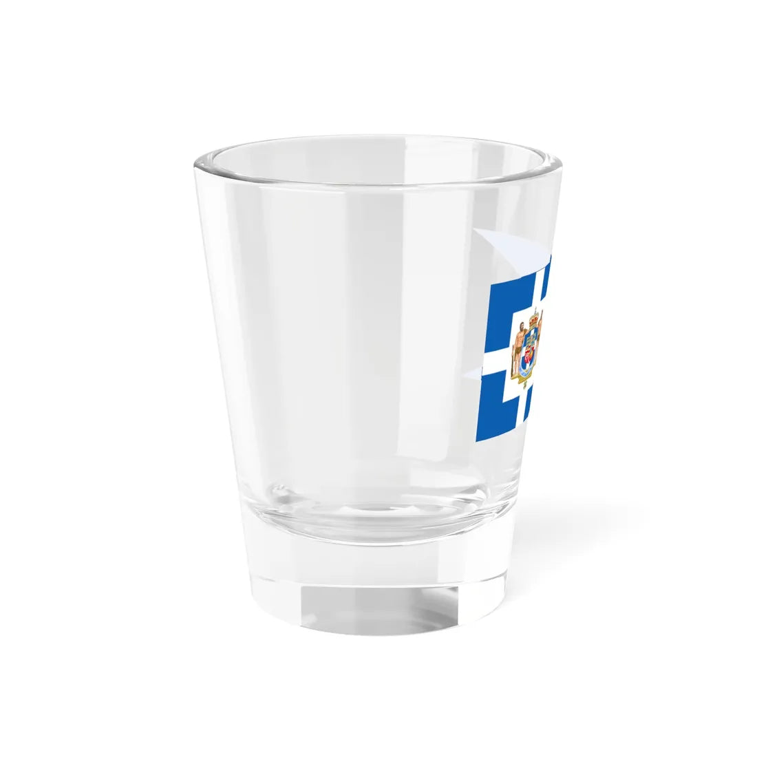 Greek Royal Flag 1863 (Greece) Shot Glass 1.5oz - Go Mug Yourself