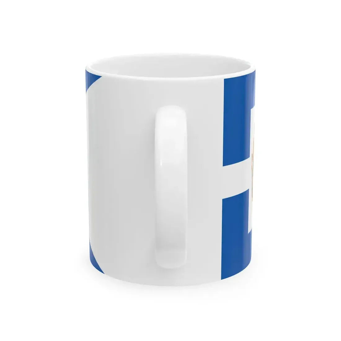 Greek Royal Flag 1863 (Greece) White Coffee Mug - Go Mug Yourself