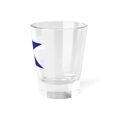 Greek Royal Navy Division commanders flag (Greece) Shot Glass 1.5oz - Go Mug Yourself