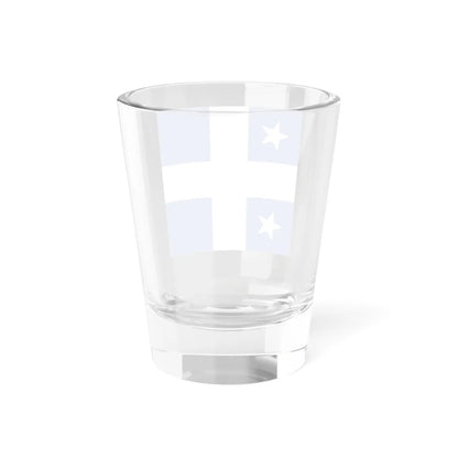 Greek Royal Navy Rear Admirals rank flag 1914 pattern (Greece) Shot Glass 1.5oz - Go Mug Yourself