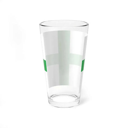 Green Cross flag of Florida (United States) Pint Glass 16oz - Go Mug Yourself