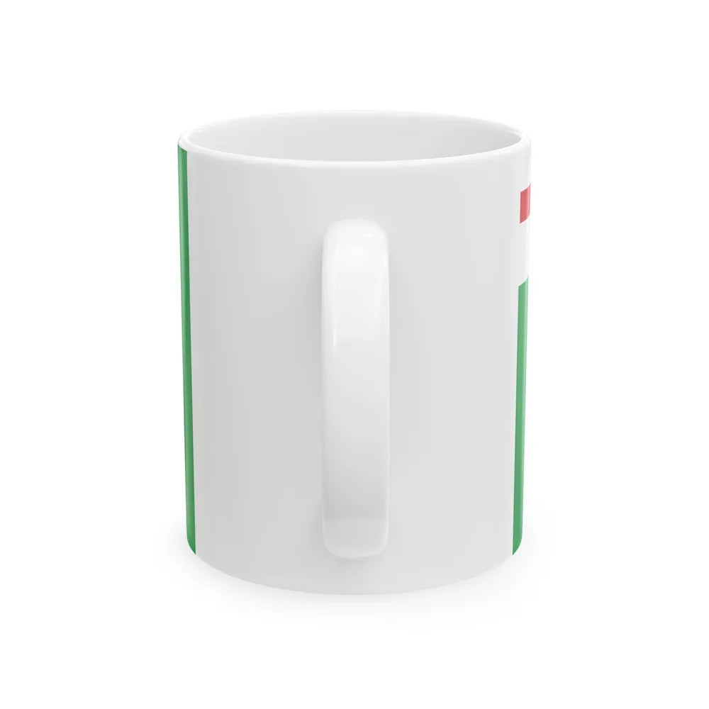 Green Ensign 1701 (Ireland) White Coffee Mug - Go Mug Yourself